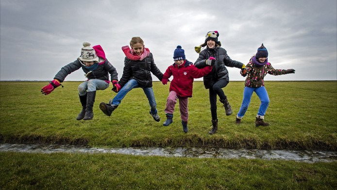 buitenspelen in de kou